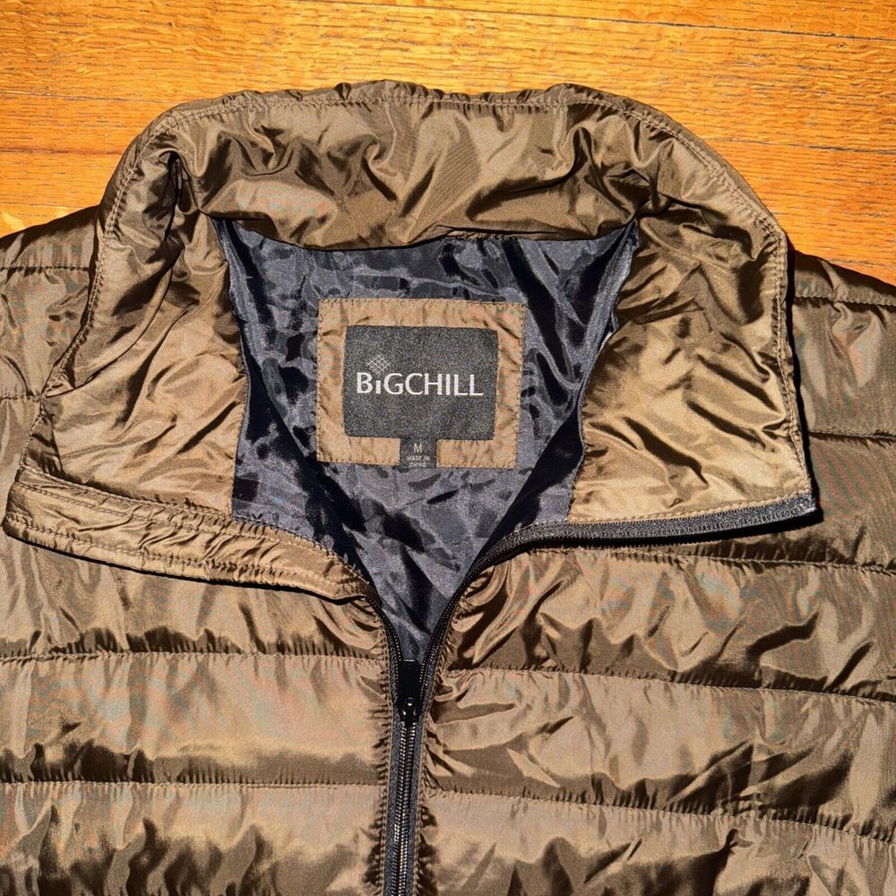 Big Chill Winter Puffer Zip Up Jacket Size Medium - Picture 4 of 6